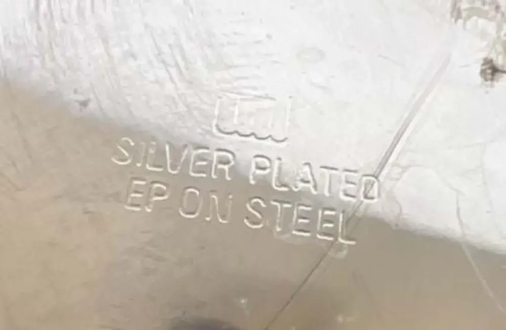 Vintage Silver Plated EP On Steel Embossed Floral Drink Coasters Set of 7